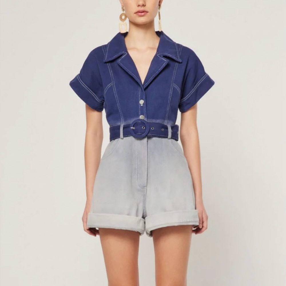 Elliatt Leto Playsuit in Navy Ombré